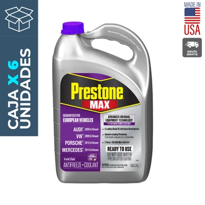 Anticongelante + Refrigerante Prestone MAX European Violet (violeta) 3,78 lts