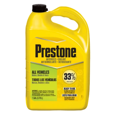 Anticongelante + Refrigerante Prestone al 33% (verde fluor)  3,78 lts