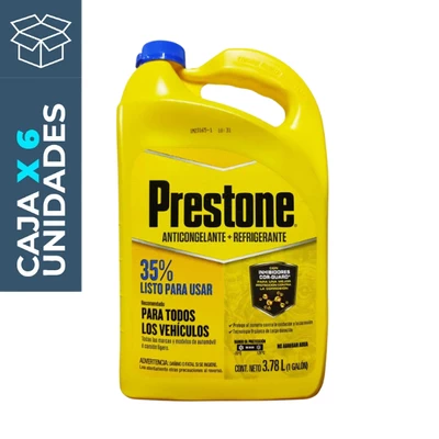 Anticongelante + Refrigerante Prestone al 35% 3,78 lts