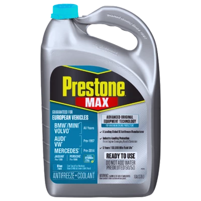 Anticongelante + Refrigerante Prestone MAX European Teal (turquesa) 3,78 lts
