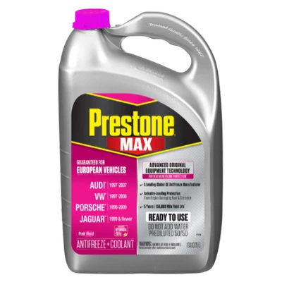 Anticongelante + Refrigerante Prestone MAX European Pink (rosado) 3,78 lts