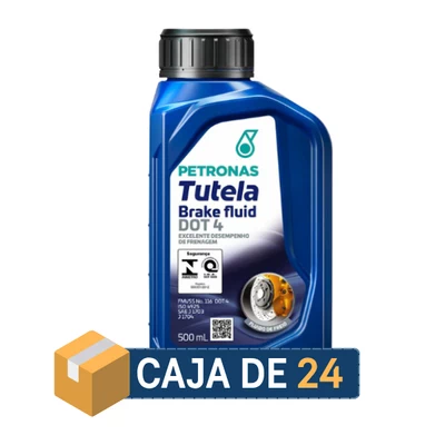 Tutela Brake Fluid Dot4 0,5 lts (24x0,5)