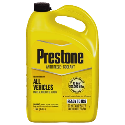 Anticongelante + Refrigerante Prestone Cor-Guard 50/50 (amarillo) 3,78 lts