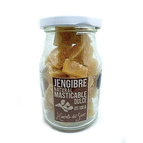 Jengibre natural masticable 100 g, Huerto del sur