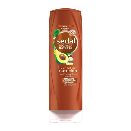Acondicionador Sedal  Bomba Nutrición Antifrizz 340 ml