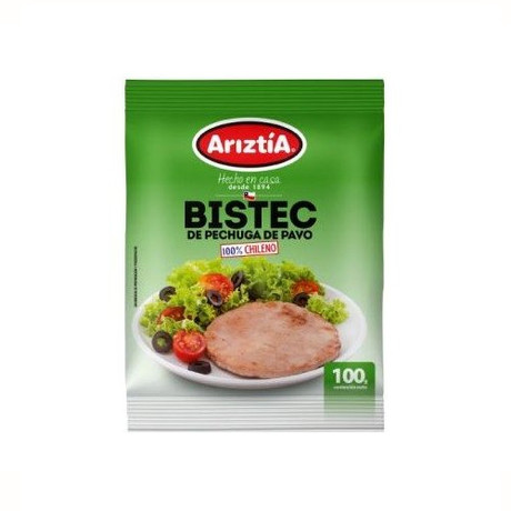 Bistec Pechuga Pavo Ariztia 100 gr
