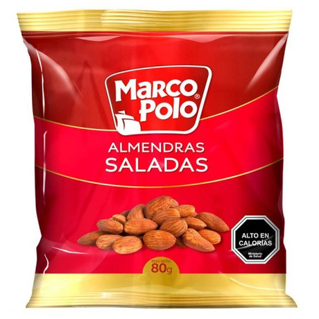 Almendras Marco Polo Saladas 80 gr