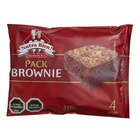  Pack Brownie Nutra Bien 4 un