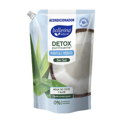 Acondicionador Ballerina Coco Aloe Doypack 900 ml