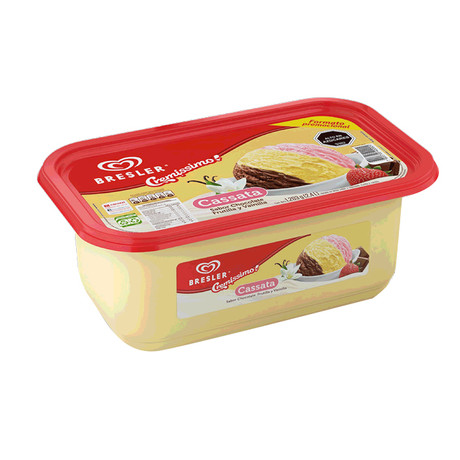  Cassata Chocolate, frutilla y vainilla Bresler 2.4 L