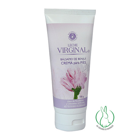 Crema de Pies Humectante, Pomo 100 G, Leche Virginal®.