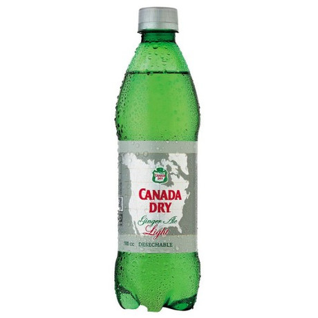 Canada Dry Ginger Ale Light botella 500 cc