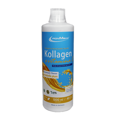 Kollagen + Vitamina C 1000 mL sabor mirabelle - Ironmaxx