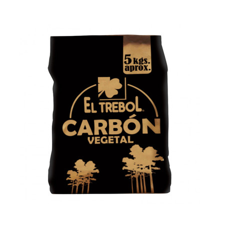 Carbón El Trebol Vegetal 5 kg