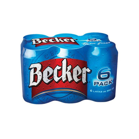 Cerveza Becker Lata 6*355 Cc.