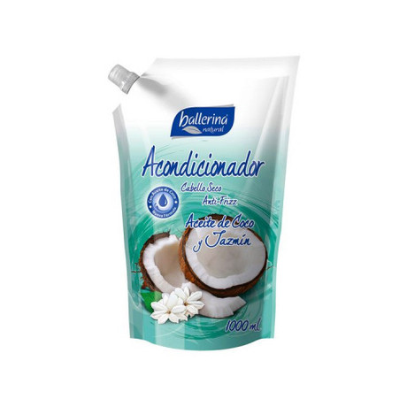 Acondicionador Ballerina Sin sal  Coco Jazmin Doypack 900 cc