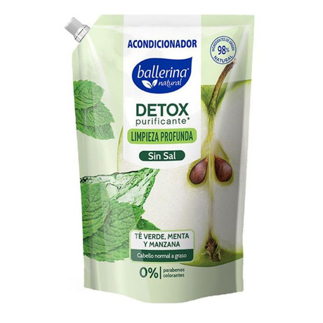 Acondicionador Ballerina Detox Té Verde Doypack 900 ml