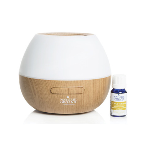 Difusor de aromaterapia Eco-Yoga 1 un + Aceite esencial de regalo, Naturel