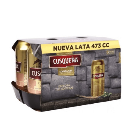 Cerveza Cusqueña Lager Lata 6 X 473 Cc
