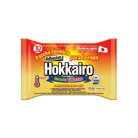 Hokkairo Parche Térmico para la ropa 10 unidades