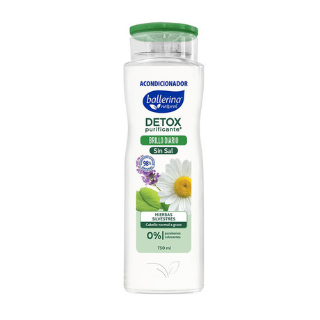 Acondicionador Ballerina Detox Hierba Frasco 750 ml