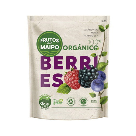 Berries Orgánicos Frutos Del Maipo Congelados 300 gr