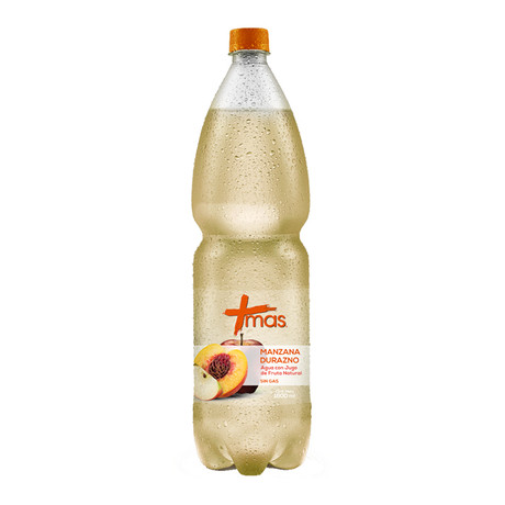 Cachantun Más Manzana-Durazno Botella 1.6 L