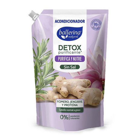 Acondicionador Ballerina Doypack Jengibre Romero 900 ml
