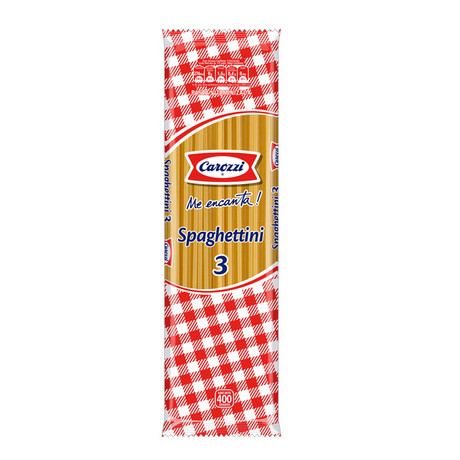 Pastas Carozzi Spaghettini 3 400 gr