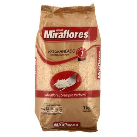 Arroz Miraflores Parboiled Preg Gº1 kg