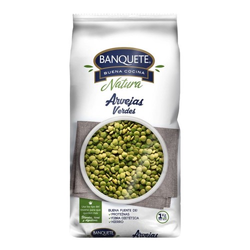 Arveja Banquete Verde 1 kg - Arveja Banquete Verde Kilo