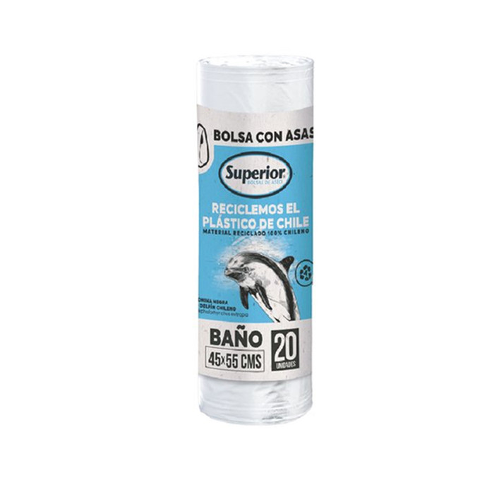 Bolsa Superior Baño 45X55 cms. 20 und - Bolsa Superior Baño 45X55Cm 20Und