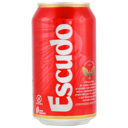 Cerveza Escudo Lata 355 Cc - Cerveza Escudo Lata 355 Cc