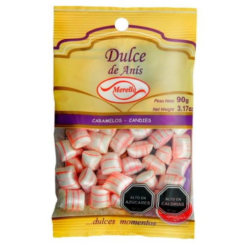 Caramelo Merello Dulce De Anis 90 gr - Caramelo Merello Dulce De Anis 90 Grs