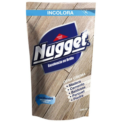 Cera Nugget Incolora 340Cc Doypack - Cera Nugget Incolora 340Cc Doypack