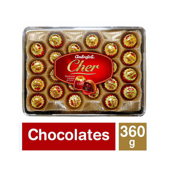 Bombom Ambrosoli Cereza Cognac 360 gr - Bombom Ambrosoli Cereza Cognac 360 Grs