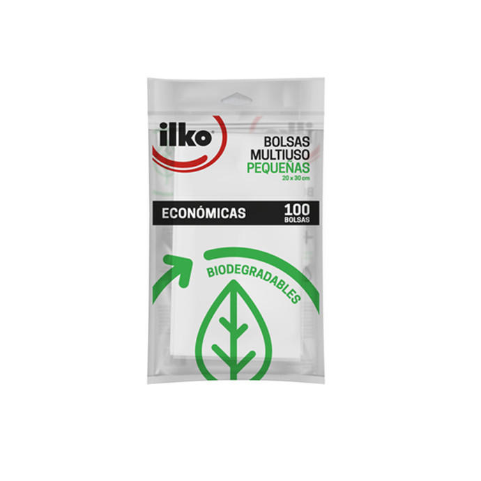 Bolsa Multiuso Ilko Biodeagradable 20x30 cms.  - Bolsa Multiuso Biodeagradable 20 X 30 - Bolsa