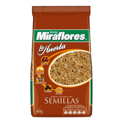 Arroz Miraflores La Huerta Semilla 500 gr - Arroz Miraflores La Huerta Semilla 500 Grs