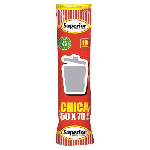 Bolsa de Basura Superior 50x70 cms. rollo 10 und - Bsa.Basura Superior 50*70 Rollo