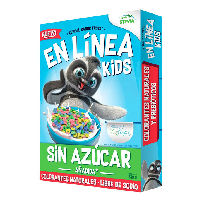 Cereal En Linea Kids Frutal 330 Grs - Cereal En Linea Kids Frutal 330 Grs