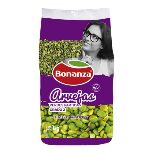 Arveja Bonanza Partida 1 kg - Arveja Bonanza Partida Kl
