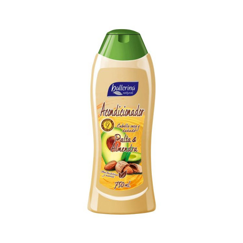 Acondicionador Ballerina Palta-Almendras 750 ml - Ac Ballerina Palta/Almend Fco 750Ml