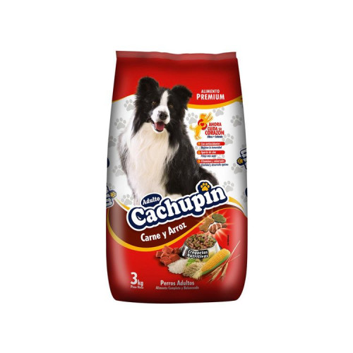 Alimento Perros Cachupin Carne Y Arroz 3 kg - Alimento Perros Cachupin 3Kg. Carne Y Arroz