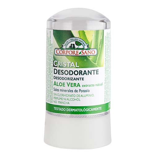Desodorante barra crystal aloe vera 60 g, corpore sano - Desodorante barra crystal aloe vera 60 g, corpore sano