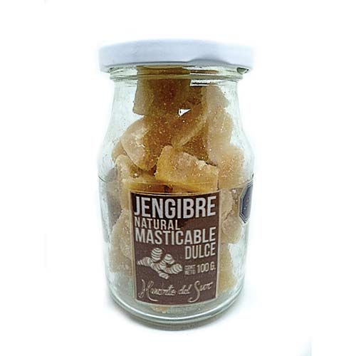 Jengibre natural masticable 100 g, Huerto del sur - Jengibre natural masticable 100 g, Huerto del sur