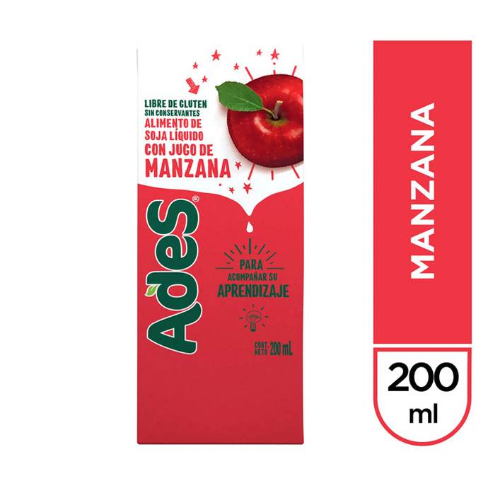 Ades Manzana Tetra 200 cc - Ades Manzana Tetra 200 Cc