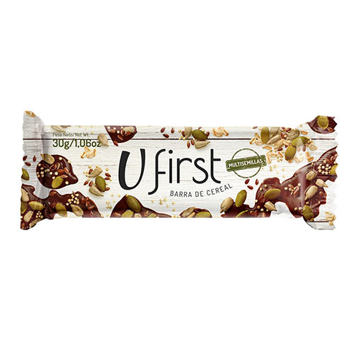 Barra cereal multisemilla 1 un, Ufirst - Barra cereal multisemilla 1 un, Ufirst ( Vence Enero 2023)