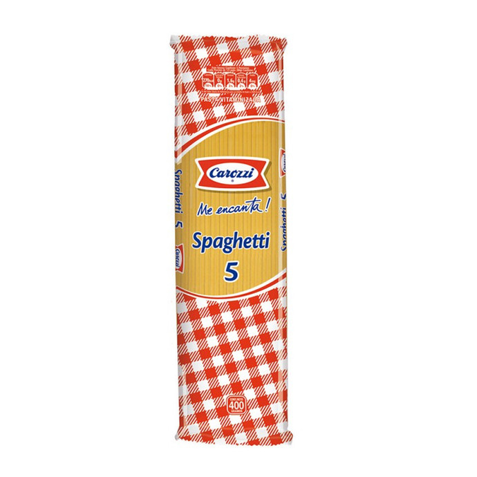 Pastas Carozzi Spaghetti 5 400 Grs - Carozzi Spaghetti 5 400 Grs.