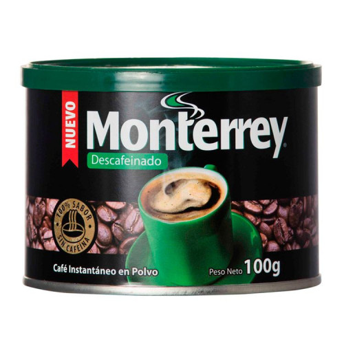 Café Monterrey Descafeinado 100 gr - Café Monterrey Descafeinado 100 Grs