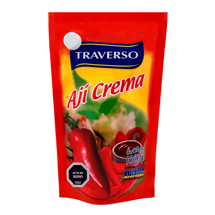 Ají Traverso Crema Doypack kg - Aji Traverso Crema Doypack Kilo